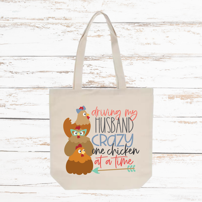 Chicken Tote - Various Designs Available