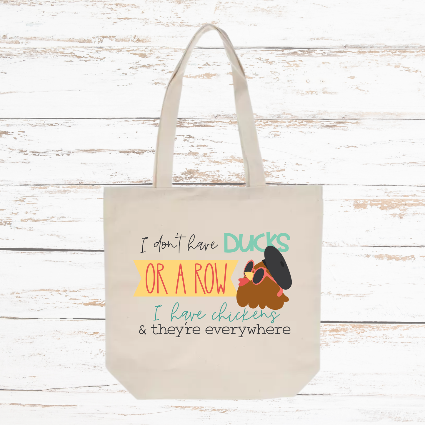 Chicken Tote - Various Designs Available